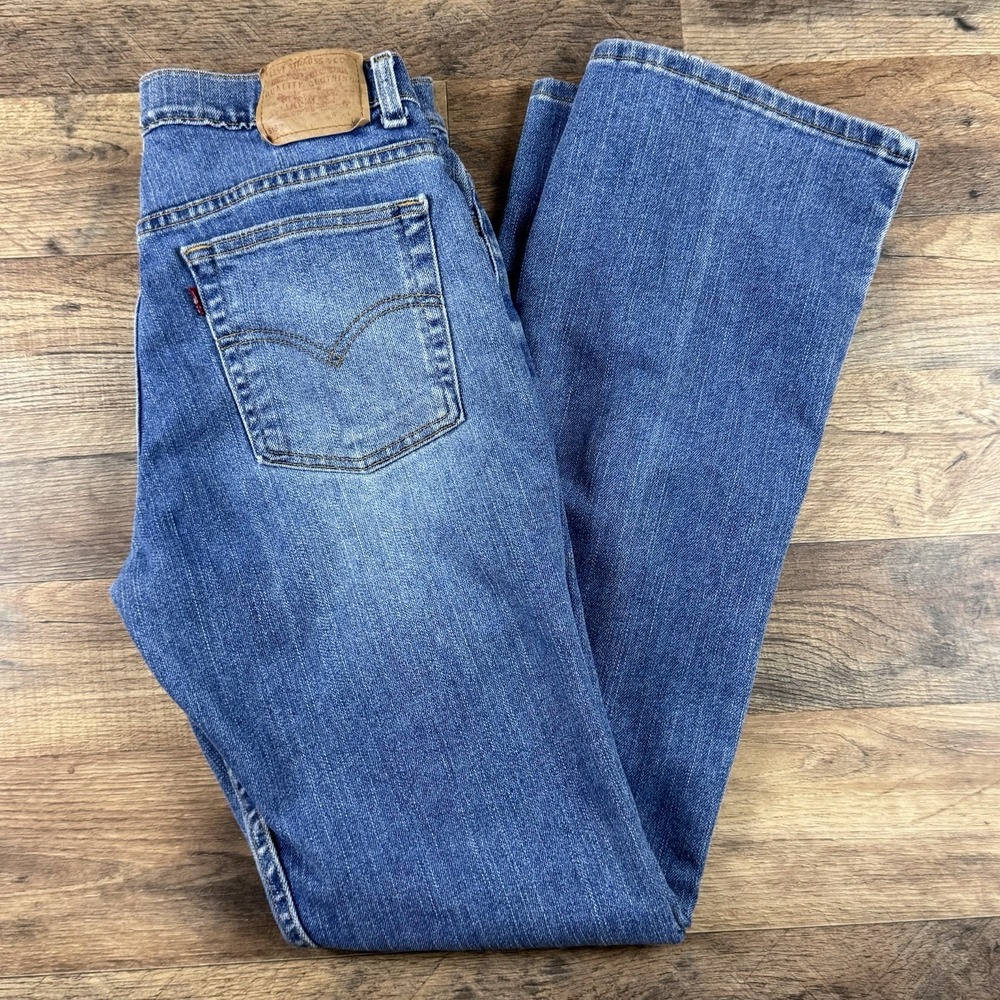 Levi's 515 Bootcut Jeans Women's 8 29x32 Light Wash Denim Y2K Low Rise